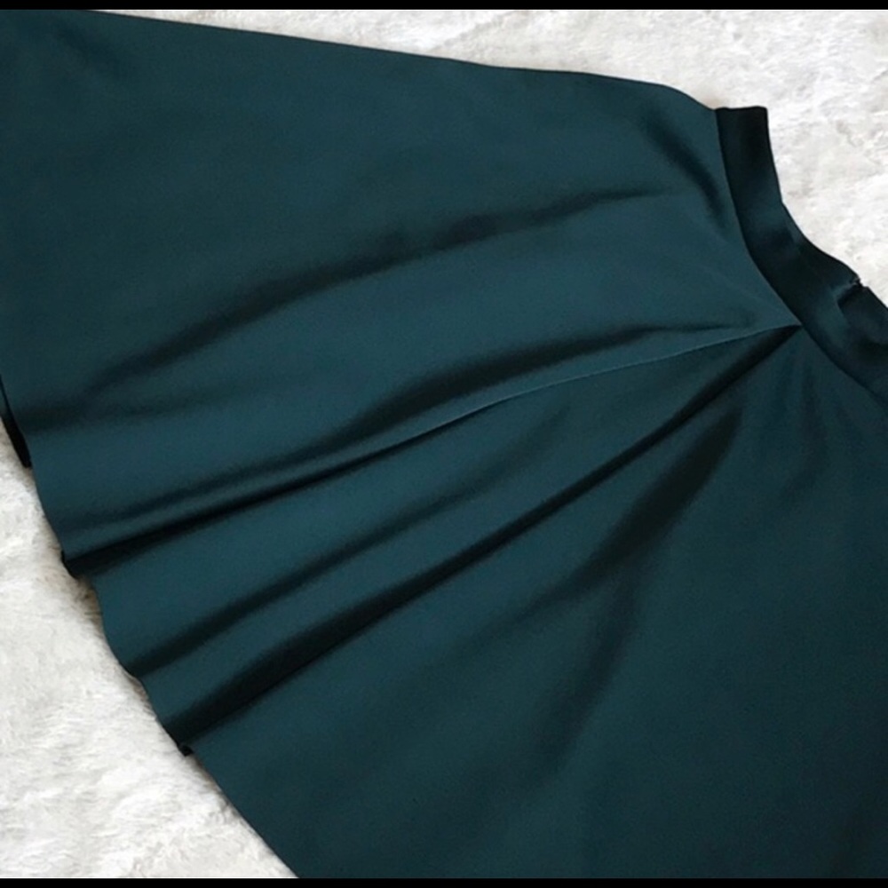 Teal ASOS scuba skirt plus/curve